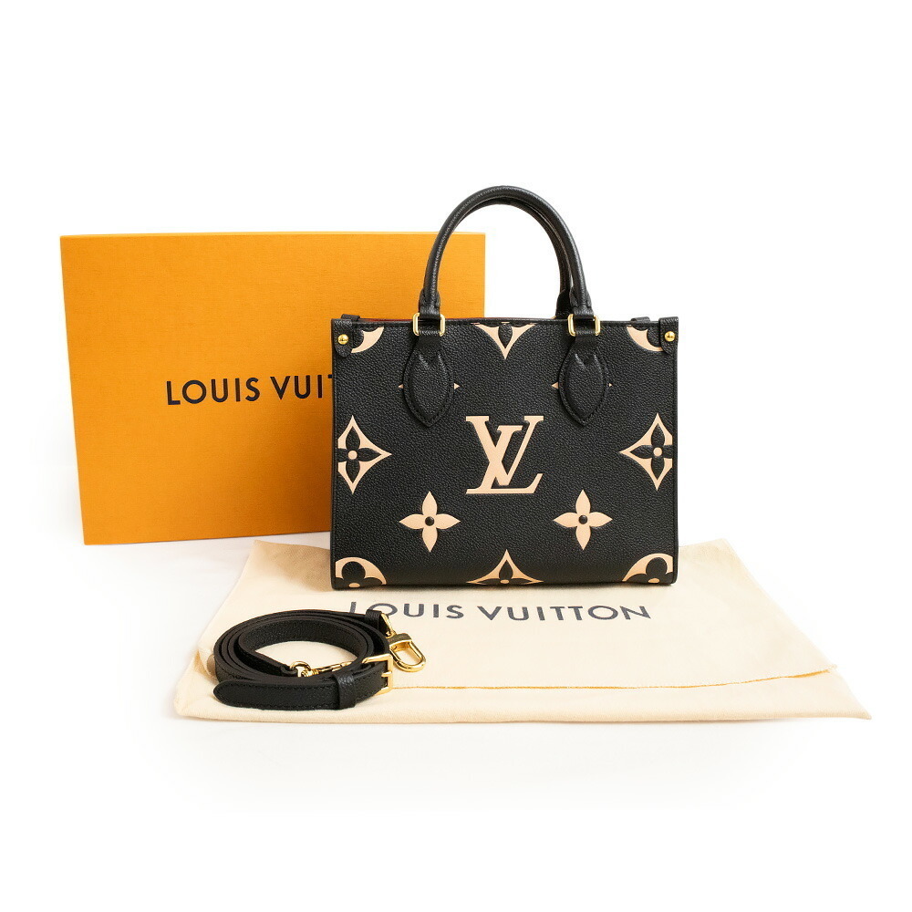 Louis Vuitton Go Shoulder Black the Crossbody PM Leather On Empreinte - Picture 2 of 10